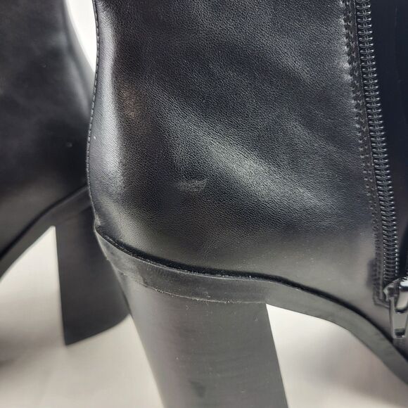 Steve Madden SILVEE Boot Bootie Pointed Toe Black - Picture 11 of 15